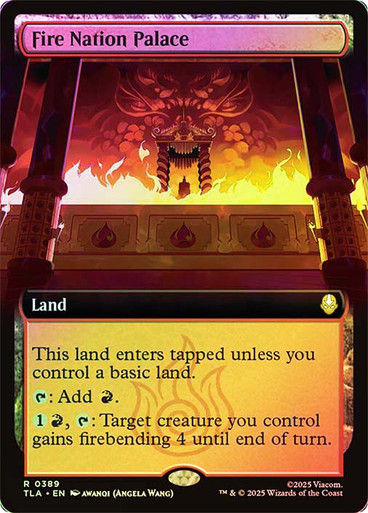 Fire Nation Palace (TLA) (389) / Extended Art / Foil