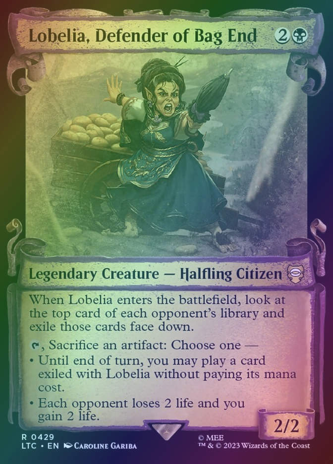 Lobelia, Defender of Bag End (LTC) (429) / Showcase / Foil