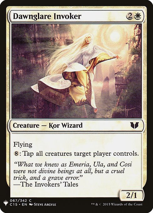 Dawnglare Invoker (PLST) (C15-67)