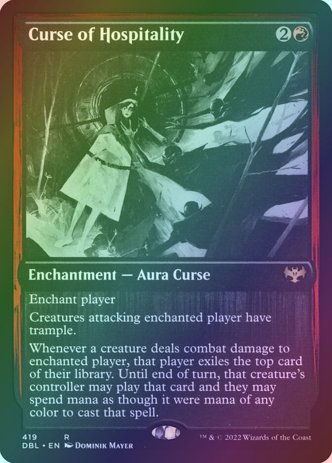 Curse of Hospitality (DBL) (419) / Foil