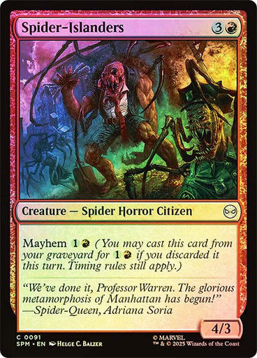 Spider-Islanders (SPM) (91) / Foil