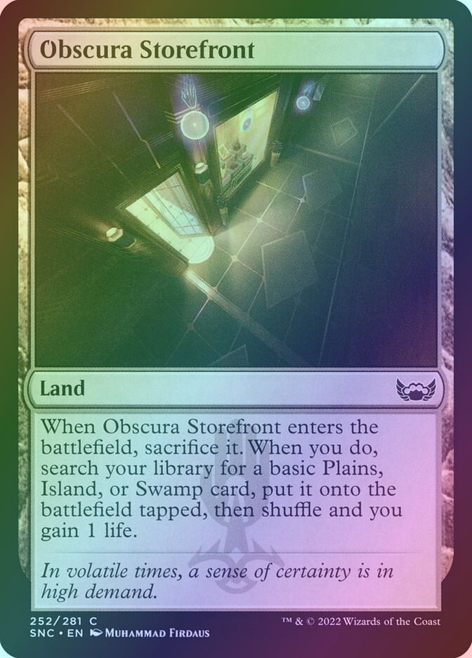 Obscura Storefront (SNC) (252) / Foil