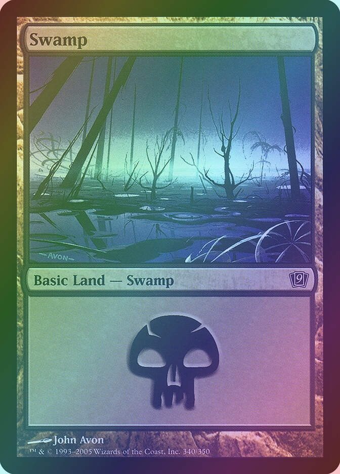 Swamp (9ED) (340★) / Foil