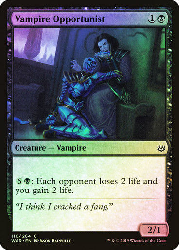 Vampire Opportunist (WAR) (110) / Foil