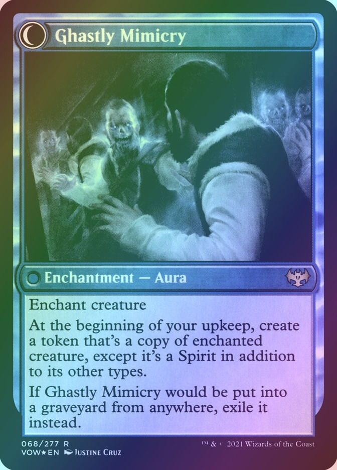 Mirrorhall Mimic // Ghastly Mimicry (PVOW) (68s) / Foil — cara 2 de 2