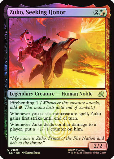 Zuko, Seeking Honor (TLE) (150) / Foil