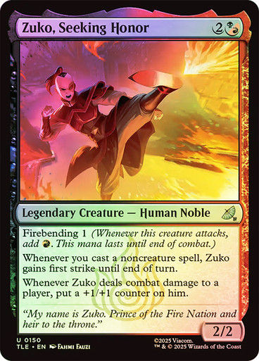 Zuko, Seeking Honor (TLE) (150) / Foil