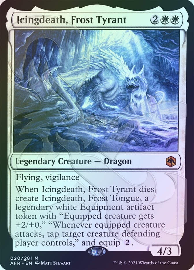Icingdeath, Frost Tyrant (PAFR) (20a) / Embossed Foil