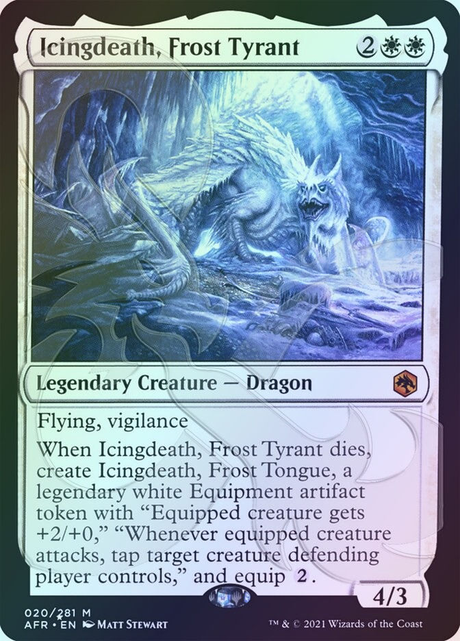 Icingdeath, Frost Tyrant (PAFR) (20a) / Embossed Foil