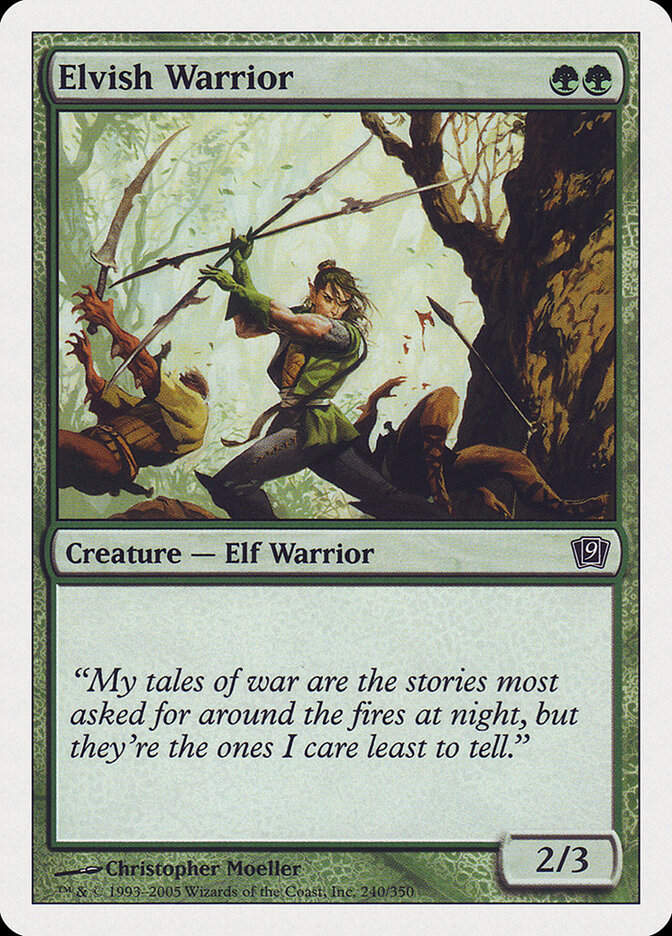 Elvish Warrior (9ED) (240)
