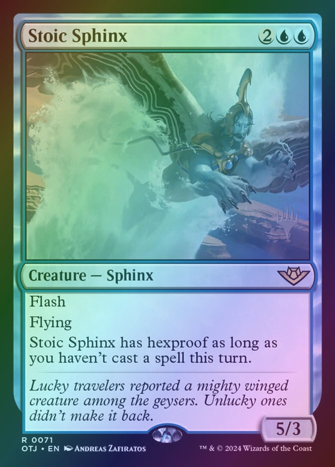 Stoic Sphinx (POTJ) (71p) / Foil