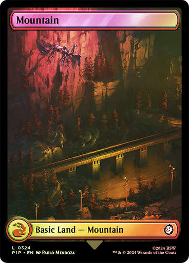 Mountain (pip) (324) / Foil