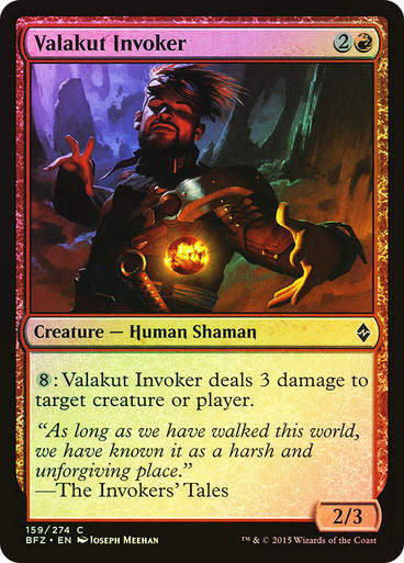 Valakut Invoker (BFZ) (159) / Foil