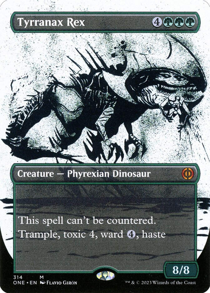 Tyrranax Rex (ONE) (314) / Borderless / Showcase