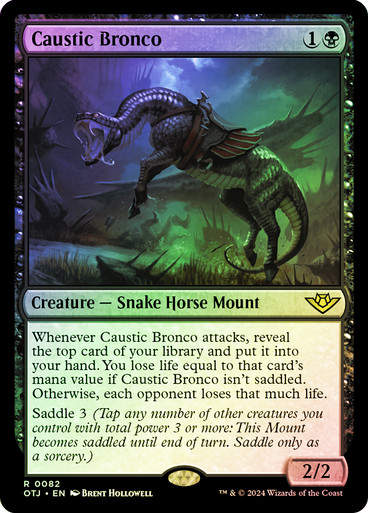Caustic Bronco (otj) (82) / Foil