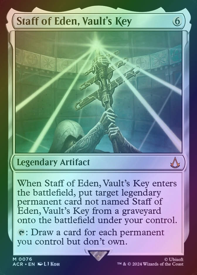 Staff of Eden, Vault's Key (ACR) (76) / Foil