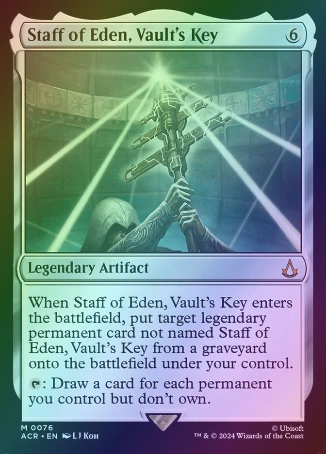 Staff of Eden, Vault's Key (ACR) (76) / Foil