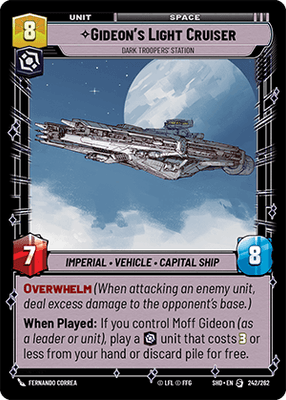 Gideon's Light Cruiser - Dark Troopers' Station (SHD_#242/262)