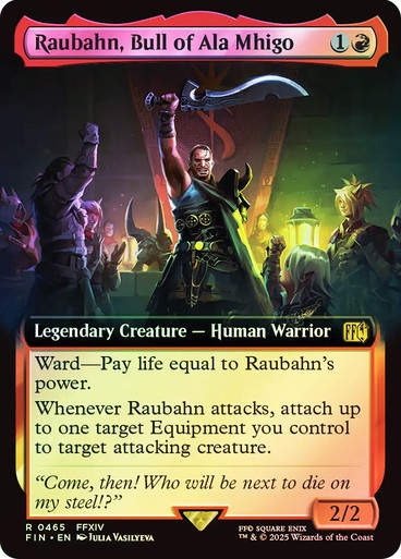 Raubahn, Bull of Ala Mhigo (FIN) (465) / Extended Art / Foil