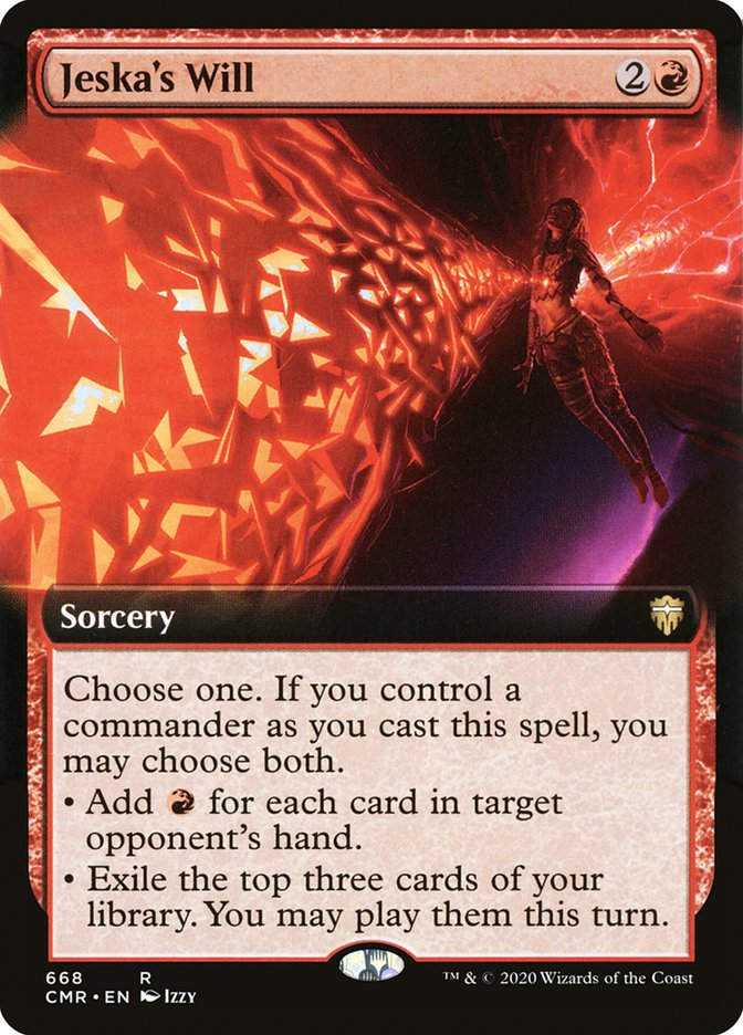 Jeska's Will (CMR) (668) / Extended Art