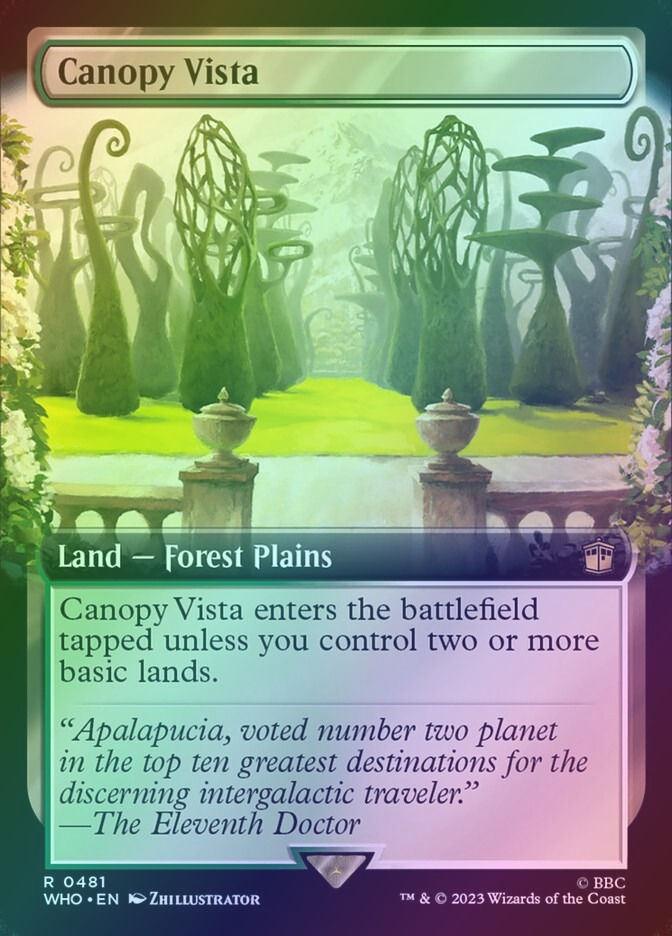 Canopy Vista (WHO) (481) / Extended Art / Foil