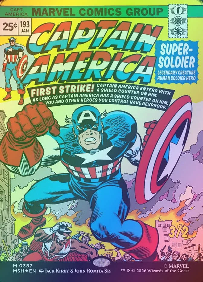 Captain America, Super-Soldier (MSH) (387) / Comic / Foil