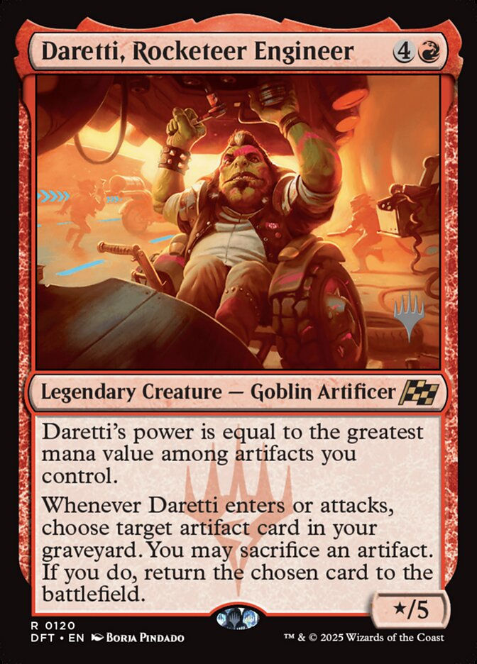 Daretti, Rocketeer Engineer (PDFT) (120p)