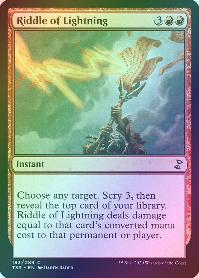 Riddle of Lightning (TSR) (183) / Foil