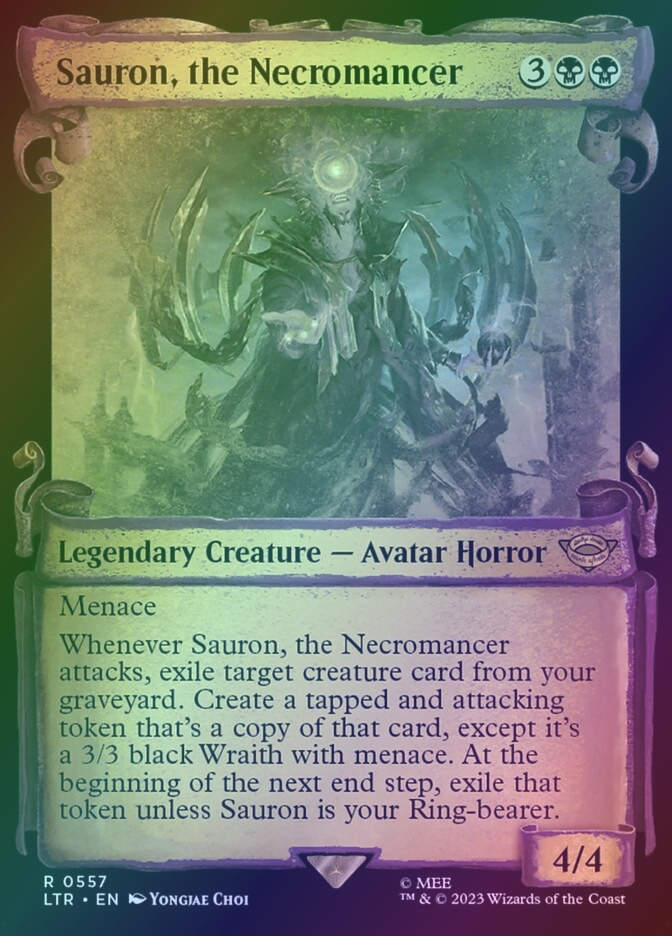 Sauron, the Necromancer (LTR) (557) / Showcase / Foil