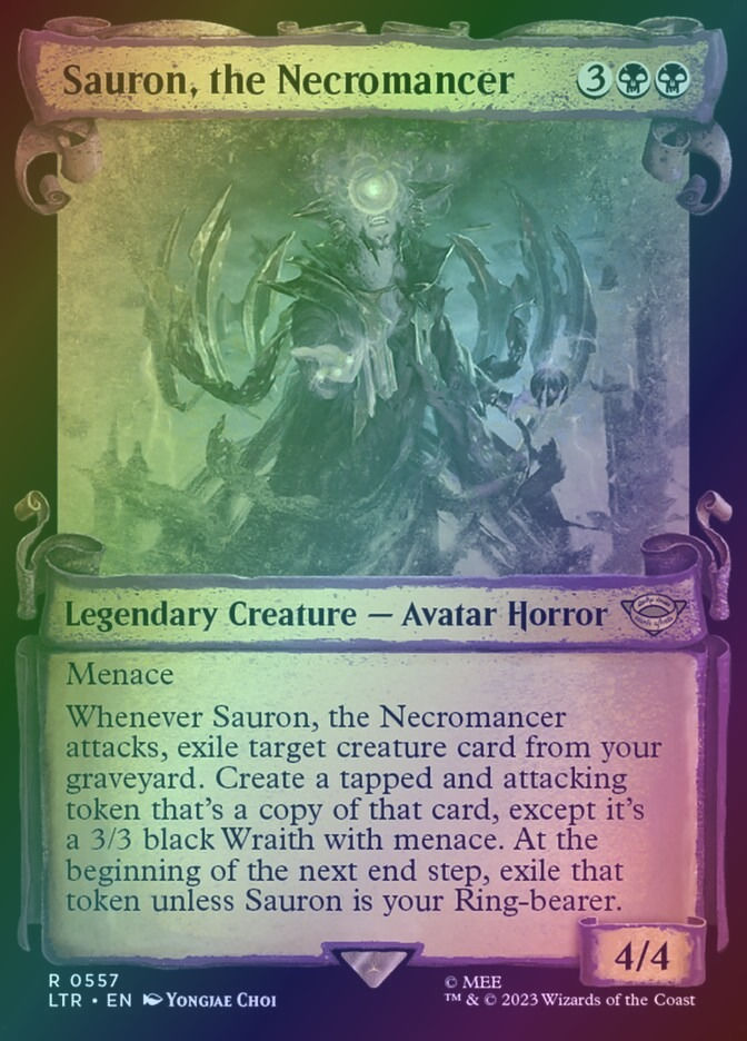 Sauron, the Necromancer (LTR) (557) / Showcase / Foil