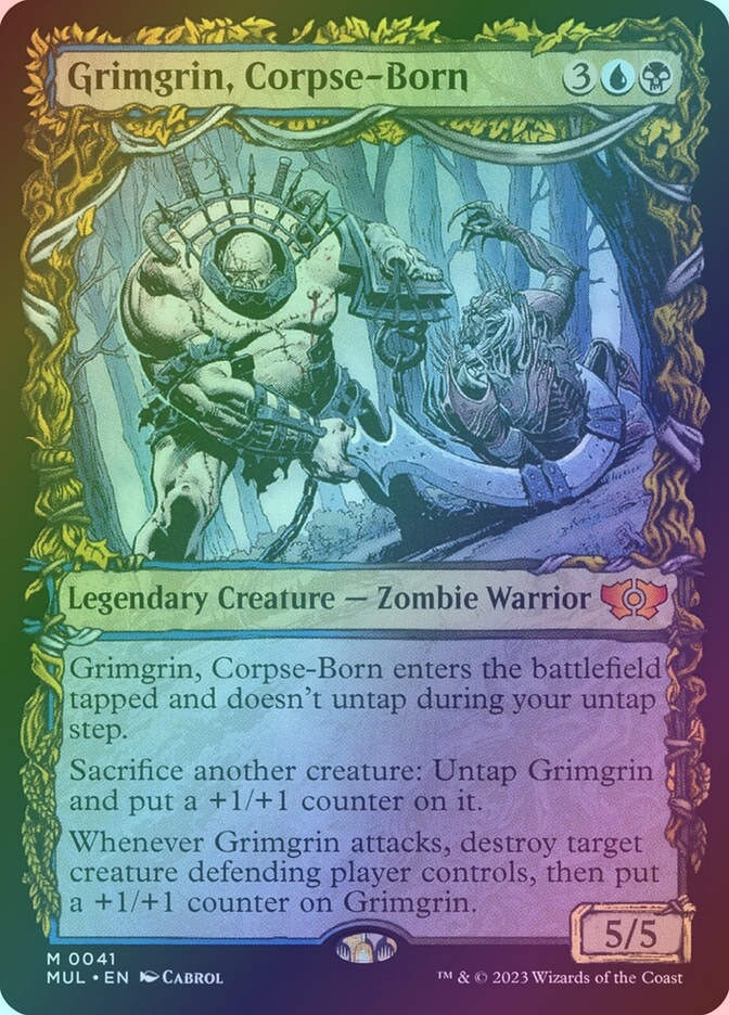 Grimgrin, Corpse-Born (MUL) (41) / Showcase / Foil
