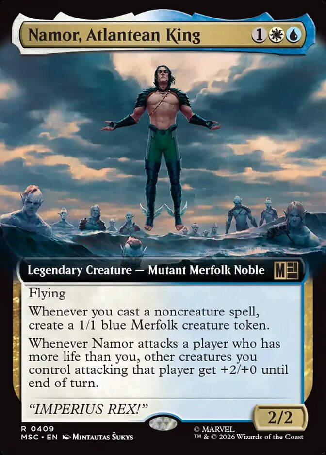 Namor, Atlantean King (MSC) (409) / Extended Art