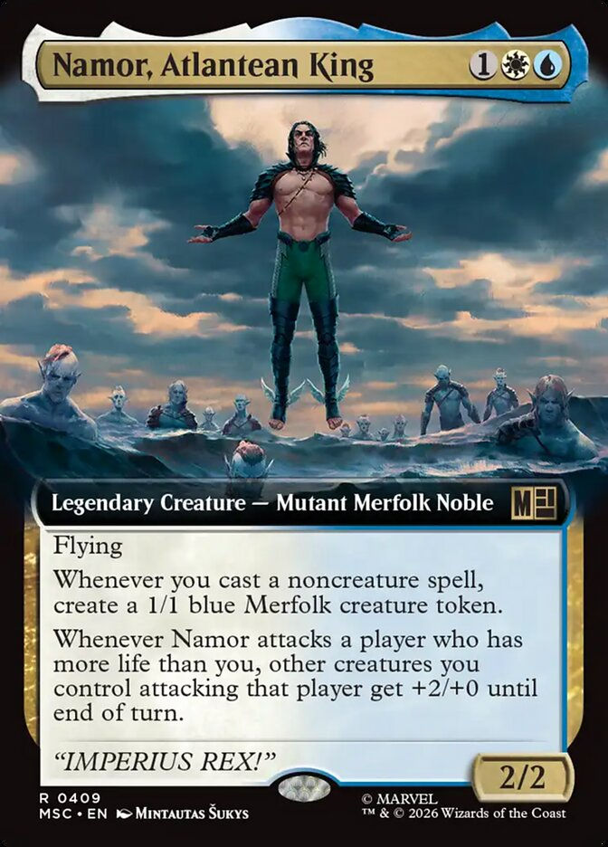 Namor, Atlantean King (MSC) (409) / Extended Art