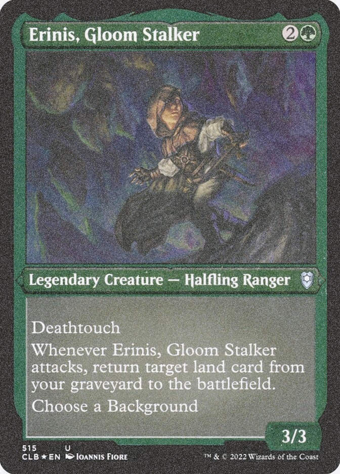 Erinis, Gloom Stalker (CLB) (515) / Foil Etched