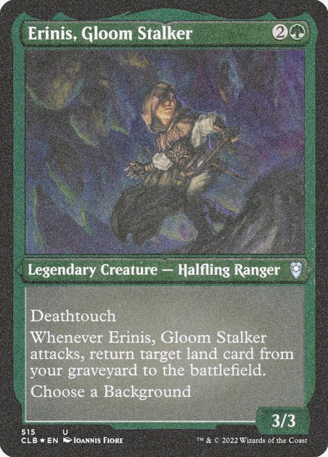Erinis, Gloom Stalker (CLB) (515) / Foil Etched