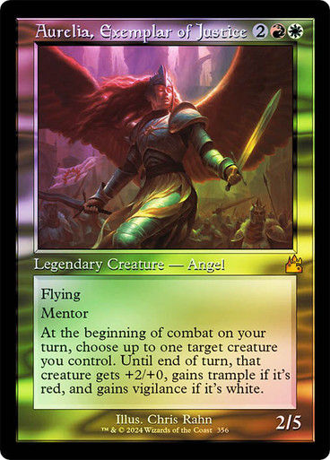Aurelia, Exemplar of Justice (rvr) (356) / Retro / Foil