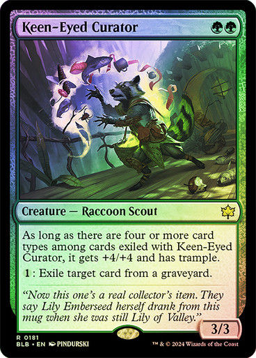 Keen-Eyed Curator (blb) (181) / Foil