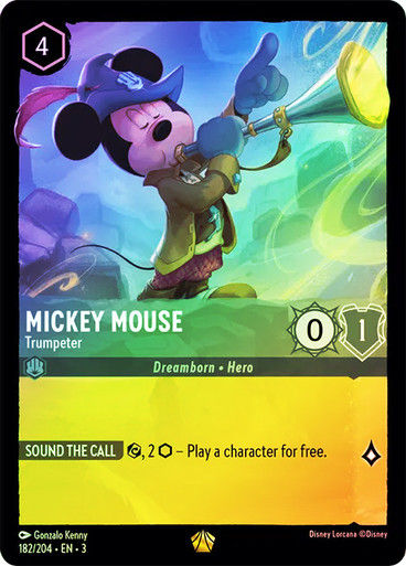 Mickey Mouse - Trumpeter (LOR_ITI) / Foil