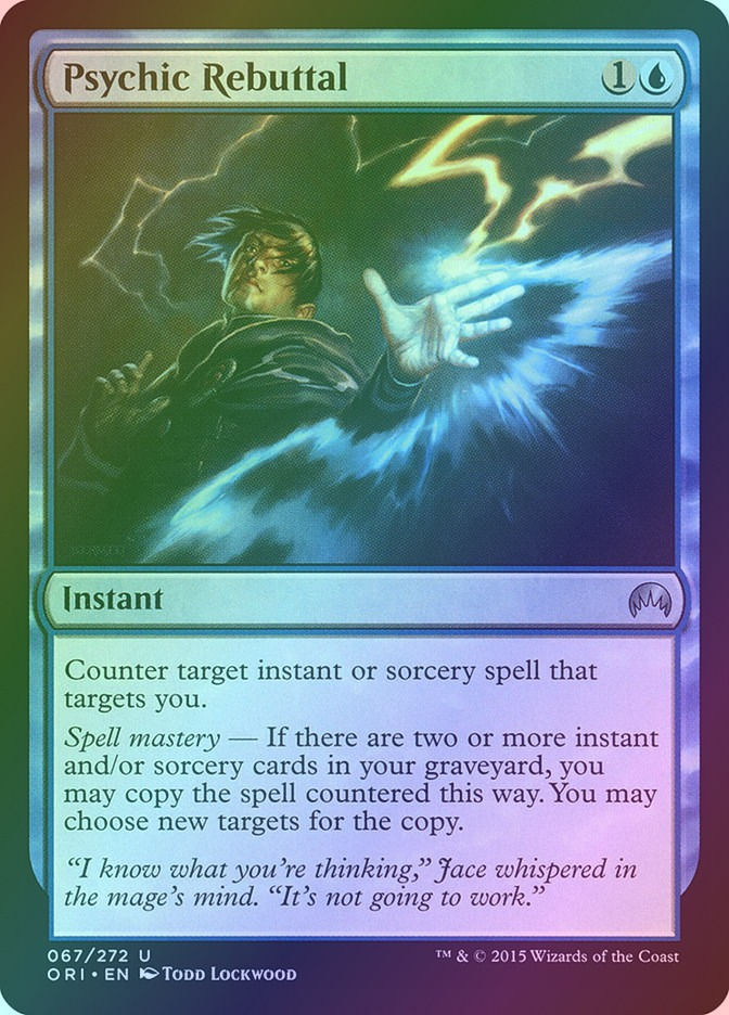 Psychic Rebuttal (ORI) (67) / Foil