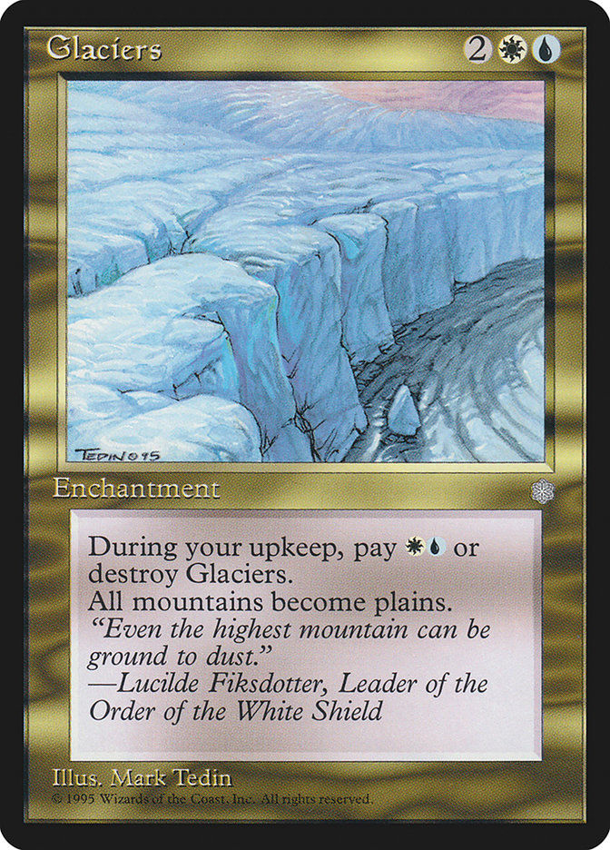 Glaciers (ice)