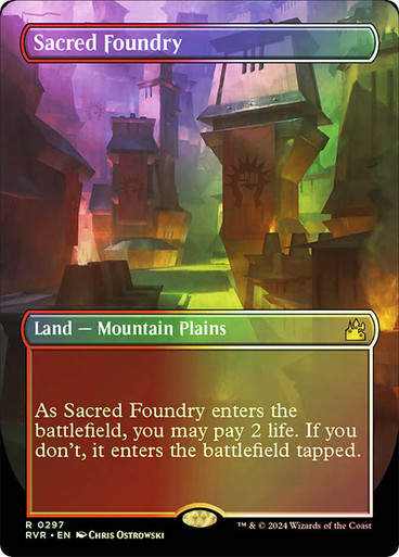 Sacred Foundry (rvr) (297) / Borderless / Foil