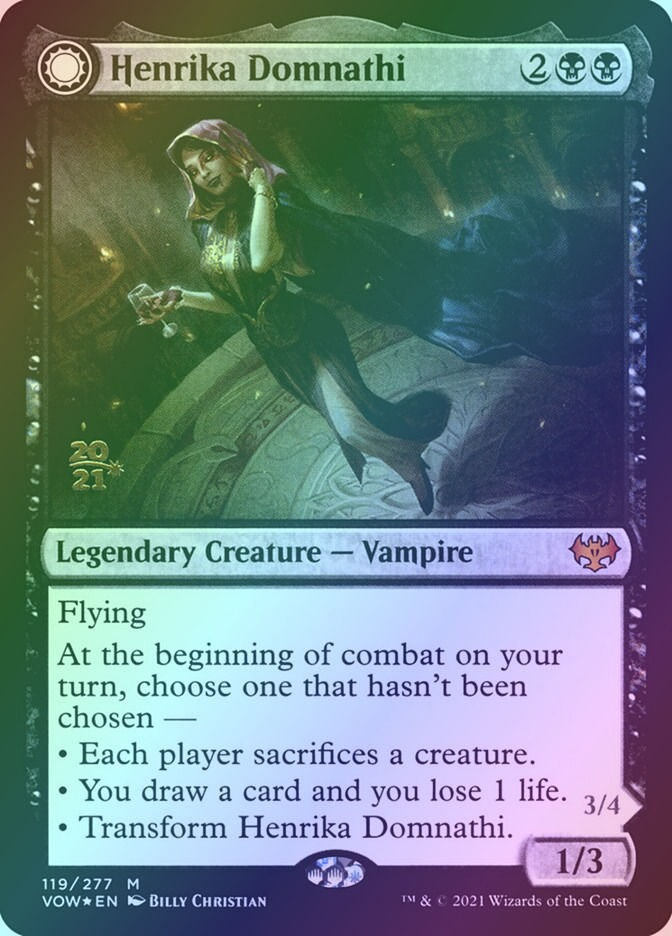 Henrika Domnathi // Henrika, Infernal Seer (PVOW) (119s) / Foil — cara 1 de 2
