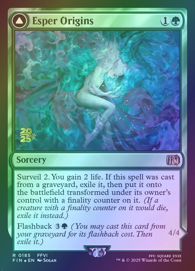 Esper Origins // Summon: Esper Maduin (PFIN) (185s) / Foil — cara 1 de 2