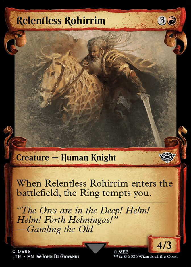 Relentless Rohirrim (LTR) (595) / Showcase