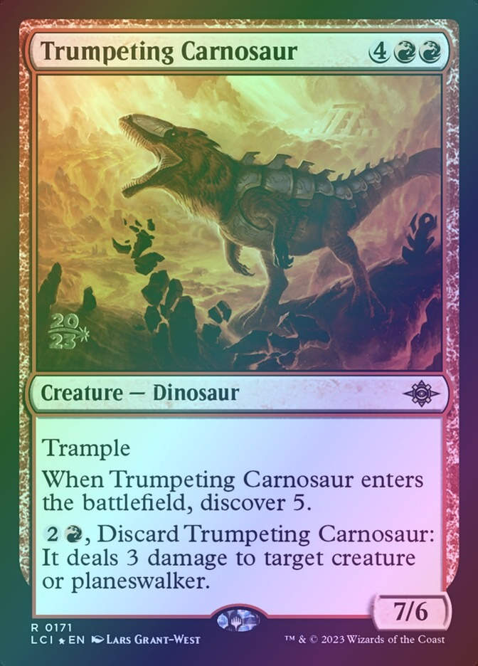 Trumpeting Carnosaur (PLCI) (171s) / Foil