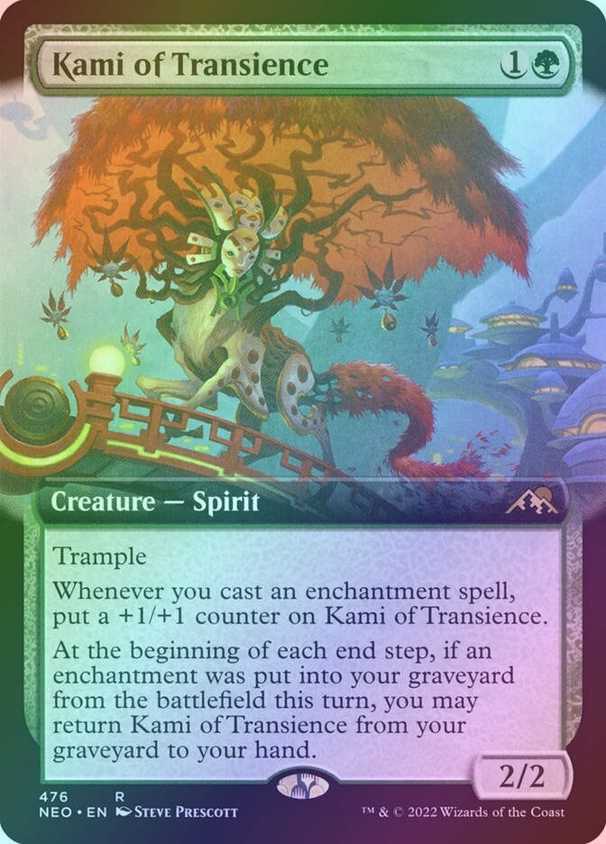Kami of Transience (NEO) (476) / Extended Art / Foil