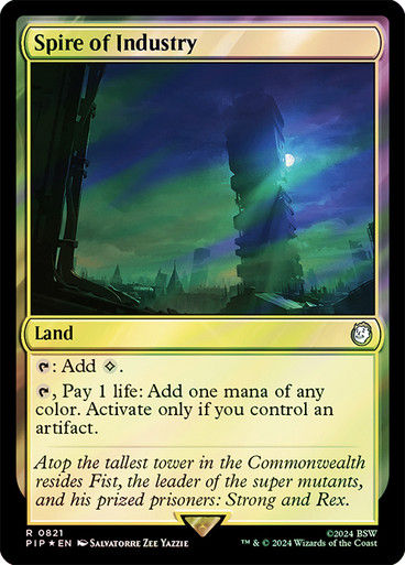 Spire of Industry (pip) (821) / Surge Foil