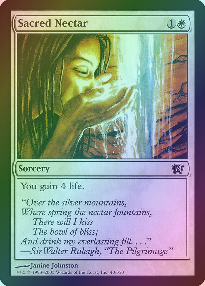 Sacred Nectar (8ED) (40★) / Foil
