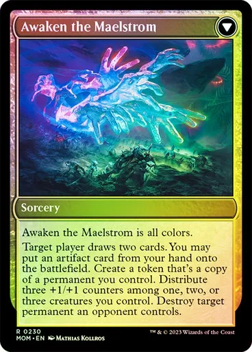 Invasion of Alara // Awaken the Maelstrom (mom) / Foil — cara 2 de 2