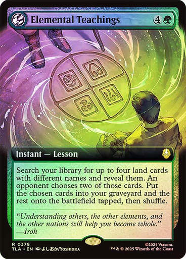 Elemental Teachings (TLA) (378) / Extended Art / Foil